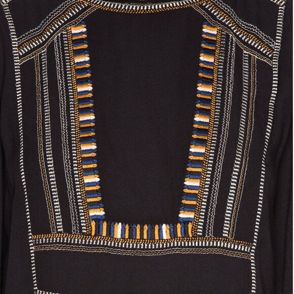 Isabel Marant Etoile Cerza Embroidered Crepe Size XS - Picture 11 of 11